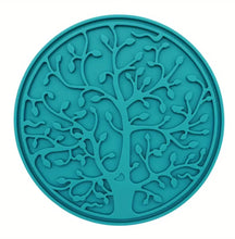 Charger l'image dans la galerie, Tapis de Léchage rond avec l’arbre de la vie pour Chiens