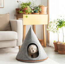 Charger l'image dans la galerie, Maison conique moderne pour animaux avec coussin | boutique länkē
