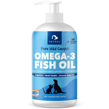 Charger l'image dans la galerie, Petpal huile de poisson oméga 3 pure wild catch pour chiens et chats