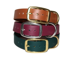 Charger l'image dans la galerie, Collier classique en cuir végétalien pour chiens - vgan dog