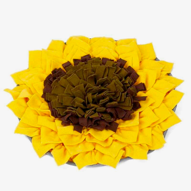 Tapis de Fouille Motif Tournesol pour Chiens