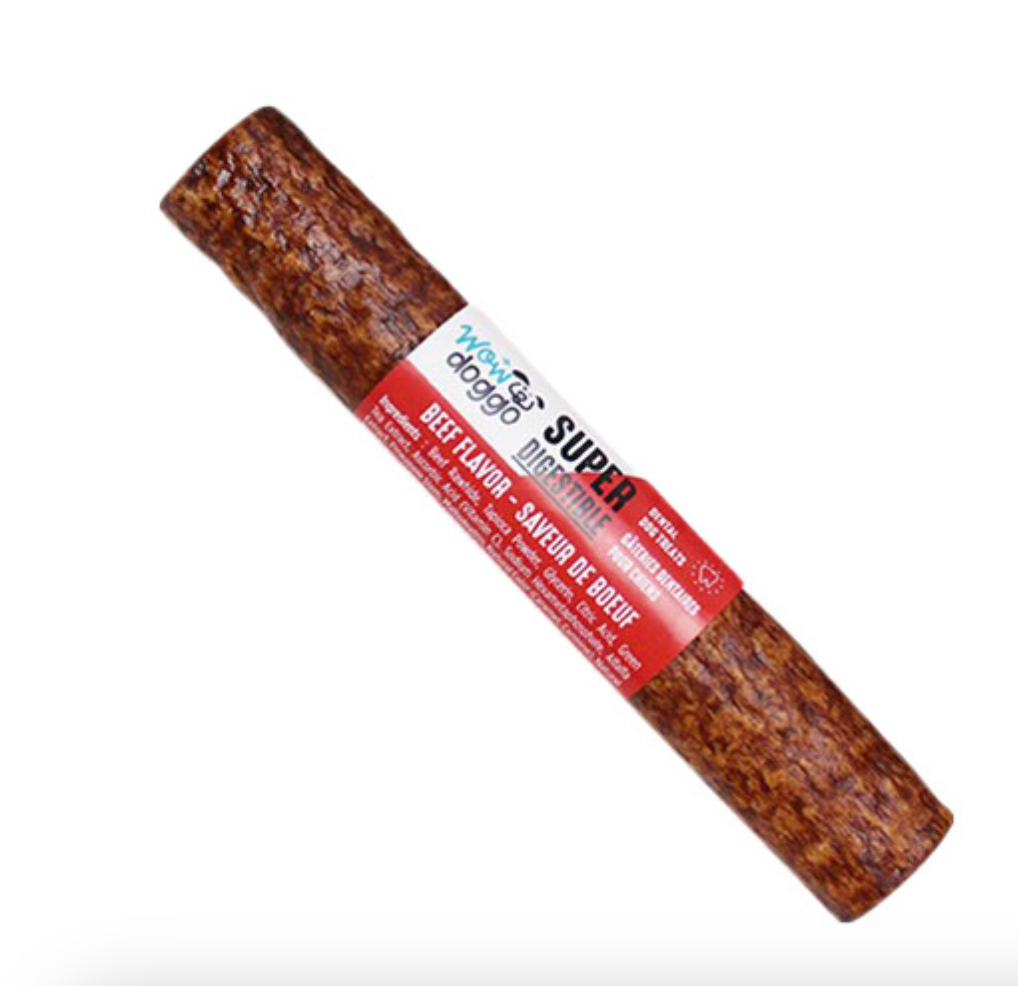 Gâterie dentaire Tubes au boeuf 6 pouces