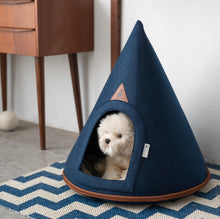 Charger l&#39;image dans la galerie, Maison Moderne pour Chien et Chat en Forme de Cône avec Coussin Confortable
